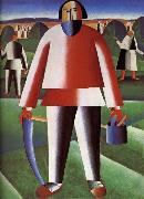 Kasimir Malevich Cut Grazing-s People oil painting reproduction